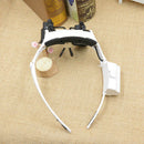 20X 10X 15X 25X LED Magnifier Eye Loupe Glasses Jeweler Watch Repair Headb UBI