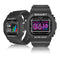 K16 Smart Watch IP68 Waterproof Heart Rate Monitor Fitness Tracker (Black) A