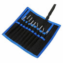9 Pcs Precision Tweezers Kit Stainless Steel Anti-Static Set For Electronic
