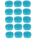 15x Cable Organizer Wire Winder Clip Earphone Holder Cord Protector Blue