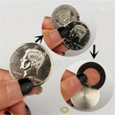Magnetic Butterfly Coin&Money Magic Coin(made of Half Dollar copy )Magic Prop sp