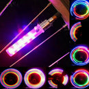 Mountain Bike Bicycle Cycling Spoke Wire Tire Tyre Wheel LED Bright Light Lamp