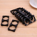 10pcs/lot 32650 2x Battery Holder Bracket Cell Safety Anti Vibration Plasti