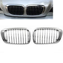 Car Front Bumper Chrome-Plated Kidney Intake Grille Grill for Bmw E46 325Ci