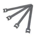 50Pcs Reusable Black Cable Cord Nylon Strap Hook & Loop Ties Tidy Organiser Tool