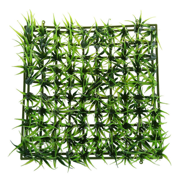 Green Spring Lawn Plastic Grass Rug Mat for Aquarium Fish Tank Decor I2D7