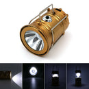 6 LED Solar USB Rechargeable Charging Outdoor Camping Tent Lantern Light  Lamp