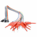 10 pin Dupont Female Clip Hook Cable Test for Logic Analyzer I2B4