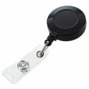 1 pcs Badge Holder Retractable Reel YOYO Clip Snap Button ID Card Key Black
