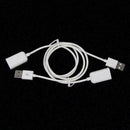 USB A Male to Female M / F Extension Cable Cord Adapter White USB2.0 Q2S1 C P0M8