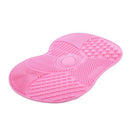 1Pcs Silicone Makeup Brush Cleaner Pad Scrubber Board Cleaning Mat Hand Too
