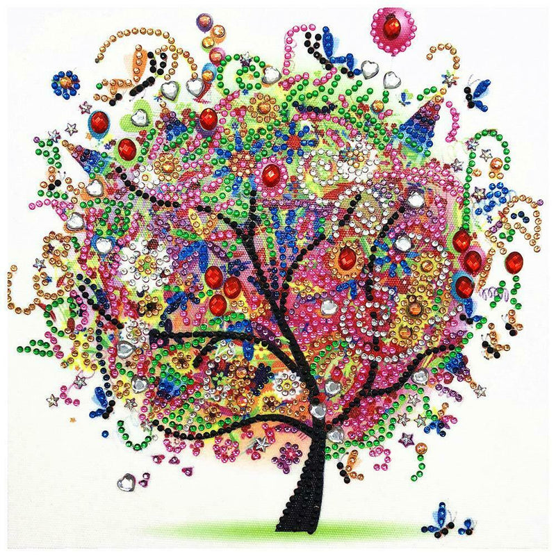 5D DIY Special Shaped Diamond Painting Tree Cross Stitch Mosaic Craft Kits