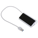 Aluminum alloy 4-port USB3.0 high speed hub adapter Cable For PC Lapt%!