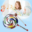 Lollipops Pattern Colorful Drum Percussion Instrument For Children Kinderga U5H1