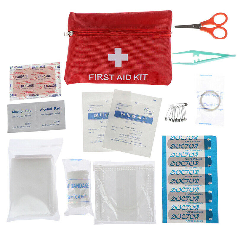 1 Set First Aid Energency Mini Outdoor Home Medical Bag Emergency Survival-y