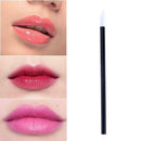 50pcs Disposable Lip Brush Lipstick Gloss Wands Lipbrush Makeup Tool Black A