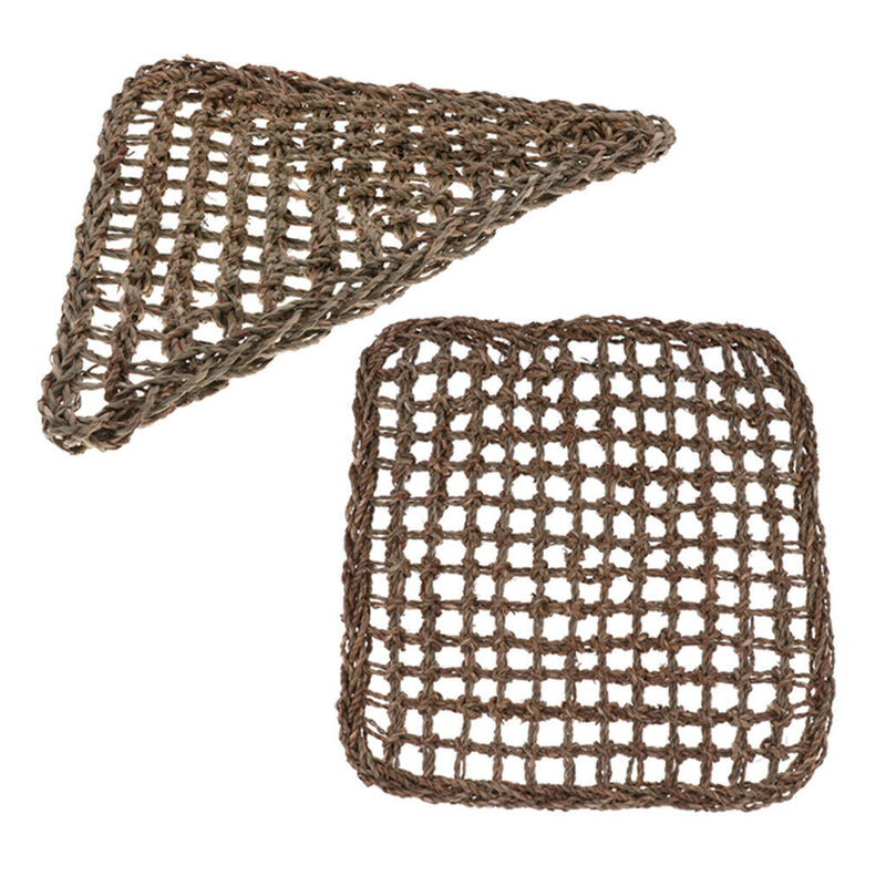 Set of 2 Reptile Corner Hammock Bed Seaweed Lounger Reptile Swing Bed