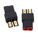 4 Pack RC TRX Plug to T Plug Connector Adapter No Wires for RC Lipo Battery