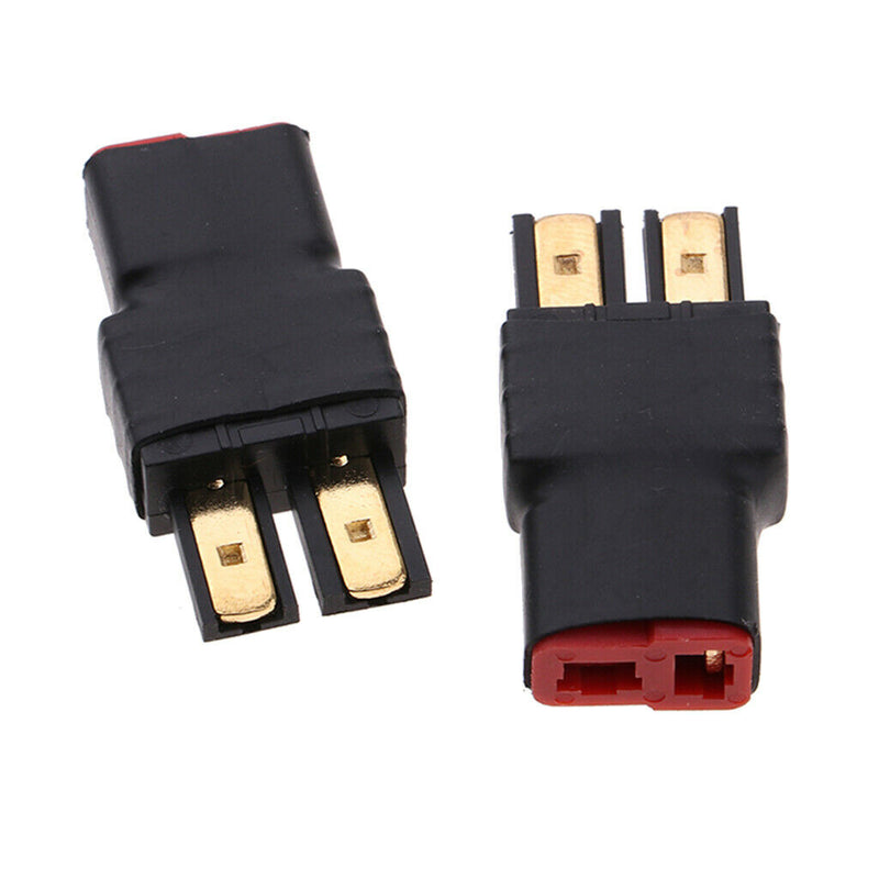 4 Pack RC TRX Plug to T Plug Connector Adapter No Wires for RC Lipo Battery