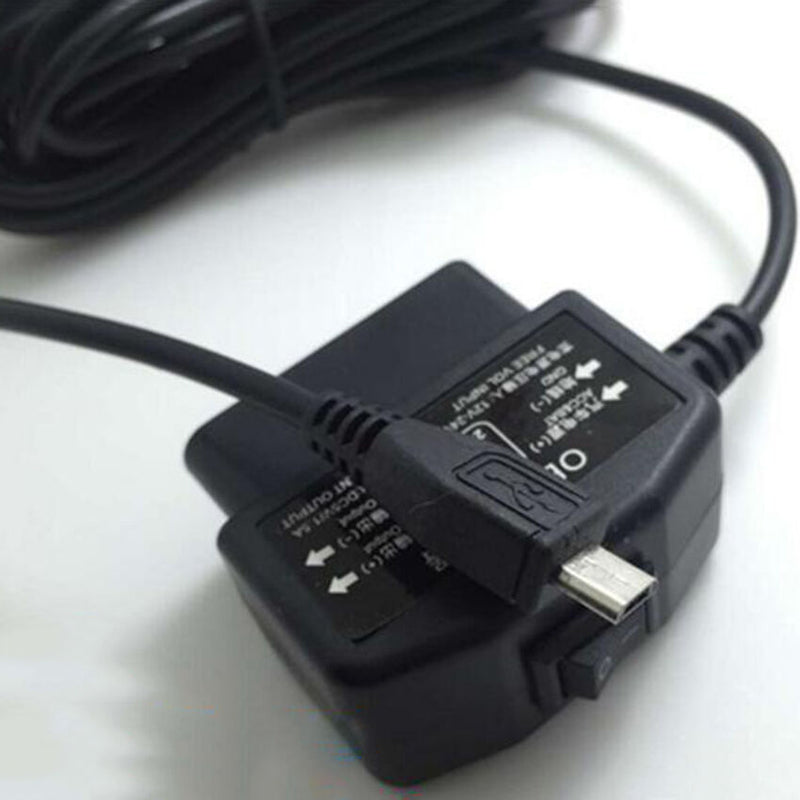 OBD2 OBDII 16 Pin Male to Micro USB Smart Charging Charger Cable 5V 2A