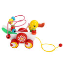 Toys For Children Educational Toys 0-3 Year Olds Duckling Trailer Round