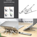 Aluminum Alloy Foldable Laptop Stand Adjustable Desk Holder For Laptop PC