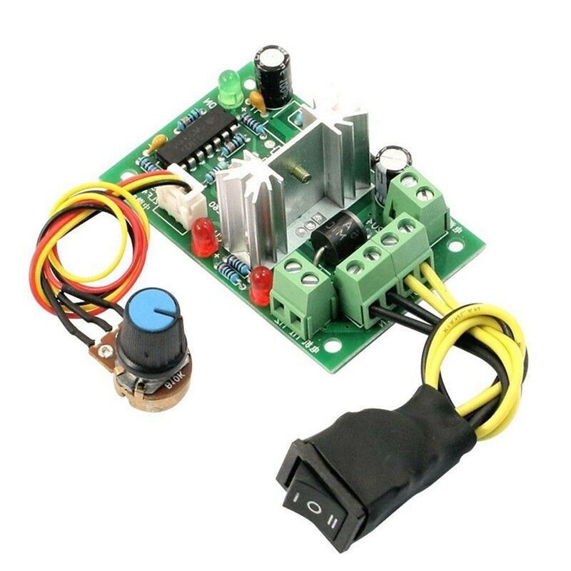 6-30V DC Motor speed Controller Reversible PWM Control Forward/Reverse Switch N8