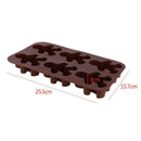 Silicone Snowman Cake Chocolate Mold DIY Fondant Cookie Baking Tool