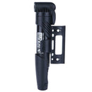 Portable Folding Bicycle Air Pump Inflator for Presta Schrader Valve Black