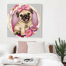 5D DIY Full Drill Diamond Painting Dog Cross Stitch Mosaic Craft Kit Decor