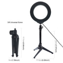 6.2 inch USB Dimmable LED Vlog Photography Video Lights + Desktop Tripod Holder