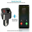 Bluetooth Wireless FM Transmitter Car Radio MP3 Player USB Handsfree Kit Ch Favo