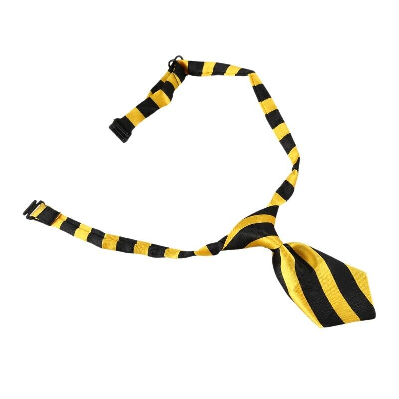 Dog Cat Pet Collar Accessory Bow Tie Necktie Black Orange