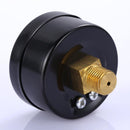 1-1/2" Dry Utility Vacuum Pressure Gauge Blk.Steel 1/8" Center Back -30HG/0PSI