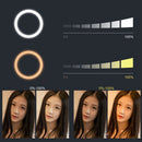 10.2 inch LED Selfie Ring Light Mobile Phone Clip Lamp with Tripod Stand