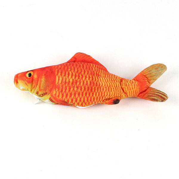 Electric USB Charging Simulation Jumping Fish Stuffed Toys