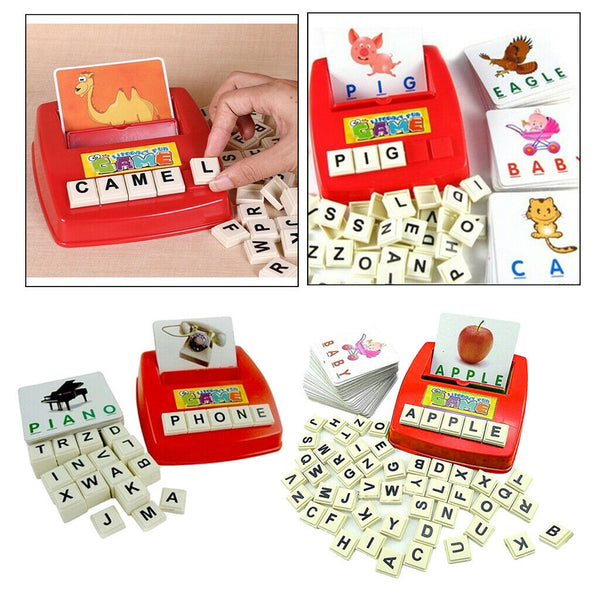 Funny Learning Machine Toys Kids Educational Letters Card 26Letters+30Cards