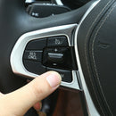 Steering Cover Trim Wheel Fit for BMW 5 Series G30 2018 Button Interior Frame