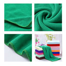 10Pcs 30cm Red Car Cleaning Detailing Microfiber Soft Polish Cloths Towel Lint