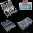 Portable Hard Plastic AA/AAA C Battery Healthy Case Storage Box Holder Organiser
