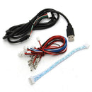 DIY Handle 8 Way Arcade Joystick Kits 5 Pin 24mm/30mm Push Button Replaceme A6H2