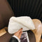 Animal Pattern Underarm Bag Women Mini Plush Shoulder Handbags Purse (1)