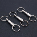 3Pcs detachable removable pull apart quick release key chain keychain BX