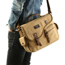 Canvas Messenger Shoulder Bag Messenger Bag Shoulder Bag Lightweight Crossb O1H5