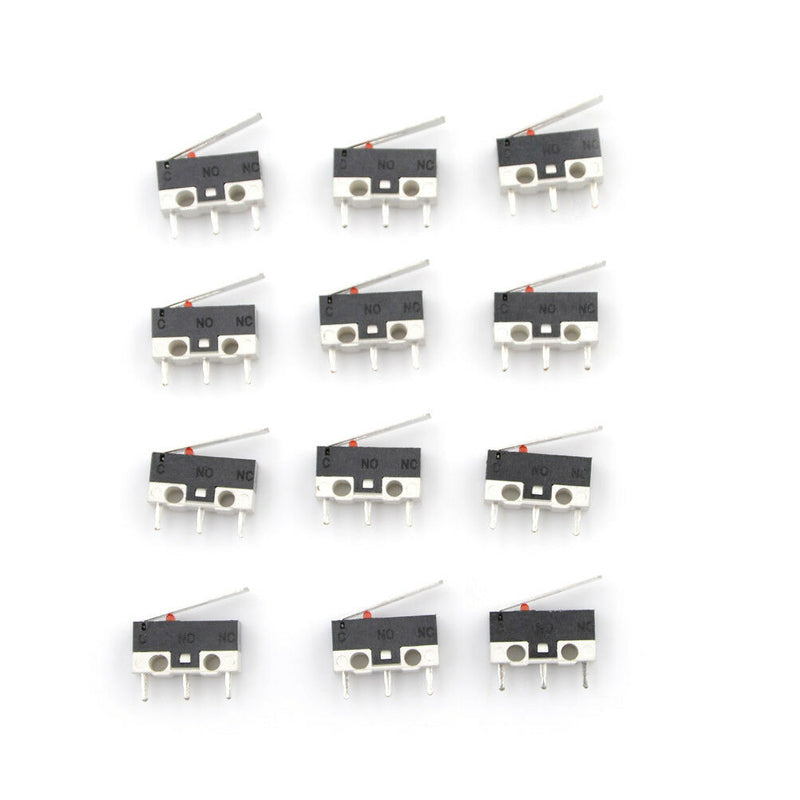 10x 2A 125V Micro Limit Switch Lever Roller Arm Actuator Snap ActionSwitchesSEAU