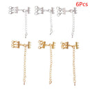 6Pcs Multi Strand Lobster Clasps Extender Chain Necklace Bracelet ConnectorS Hn