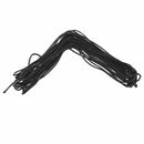 10m watchband wax cord Bead watches yarn waxed cotton 1.5mm Black