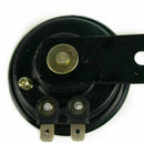 Universal Metal Motorcycle Motorbike Horn 12V 12 Volt Black AU 70 mm Z2P5 Y E8K2