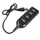 4 Port USB 2.0 High Speed Mini Hub Socket Pattern for Laptop PC