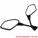 10mm Black Motorcycle Wing Side Mirrors Anti Glare Motorbike Rearview Pa CKG